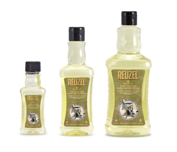 Reuzel 3-in-1 Tea Tree Shampoo, Conditioner & Body Wash (Extra Large)